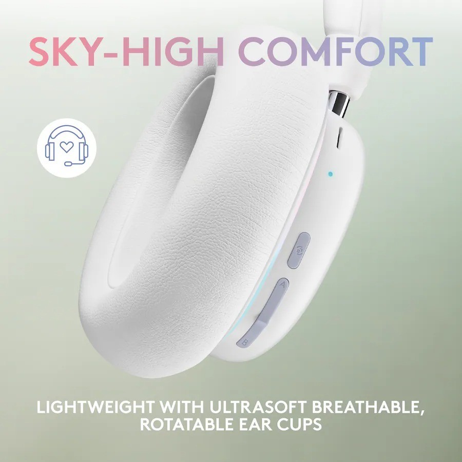 Logitech G735 Aurora Collection Wireless Over-Ear Gaming Headset | White | New