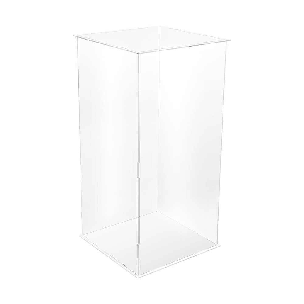 24" Large Acrylic Display Case Dustproof Clear Box Action Figures Case Organizer