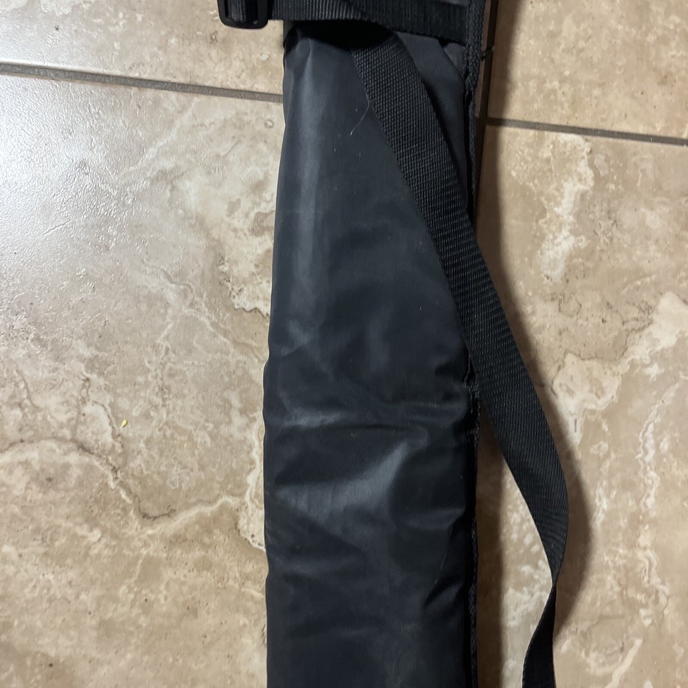 Cue Stick Case - Single Deluxe Black Nylon