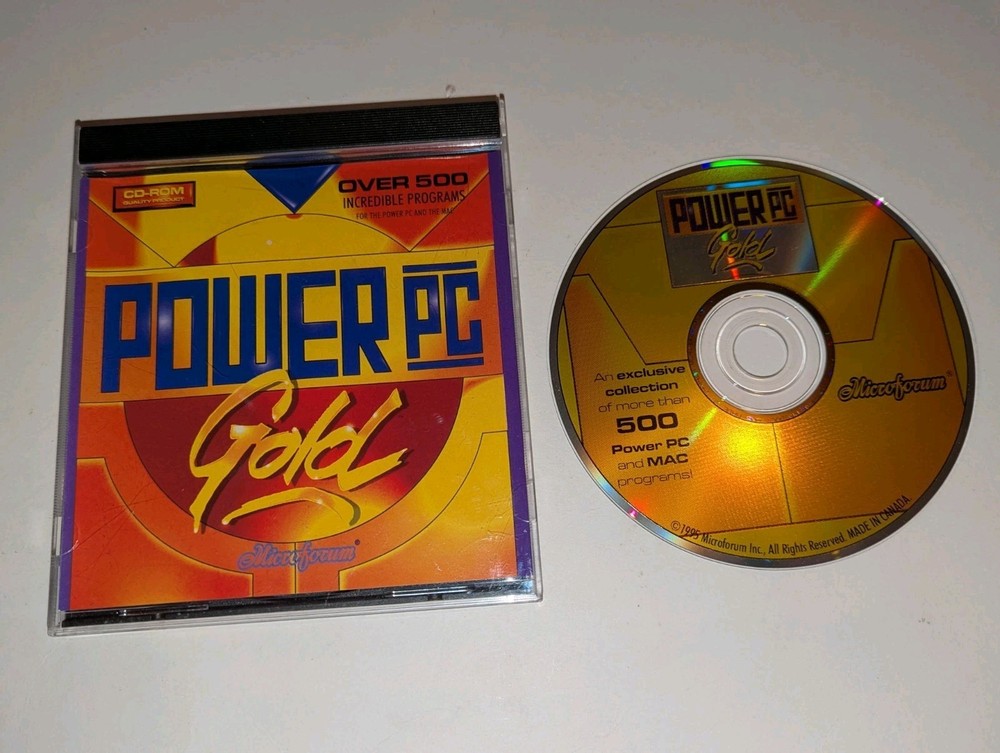 Power PC Gold (PC & Mac CD-ROM) 500+ Programs