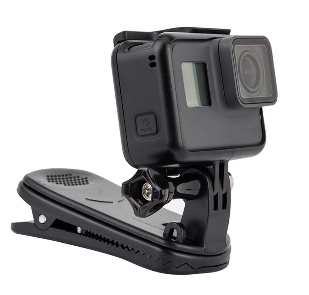 Fantastic Mini Camera Backpack Mount Clip For Gopro Hero6 5 4 3+Black Session E