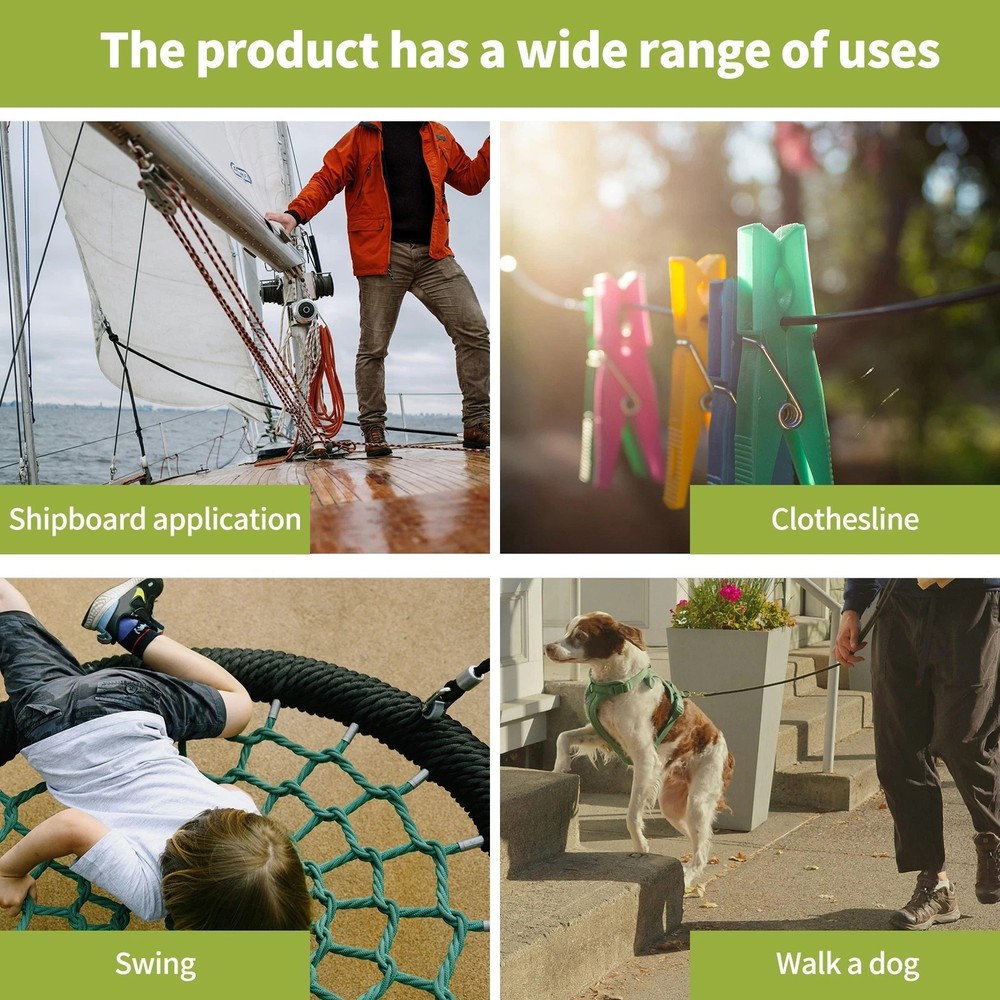 3/8'' 200' Black Polyester Solid Braid Rope