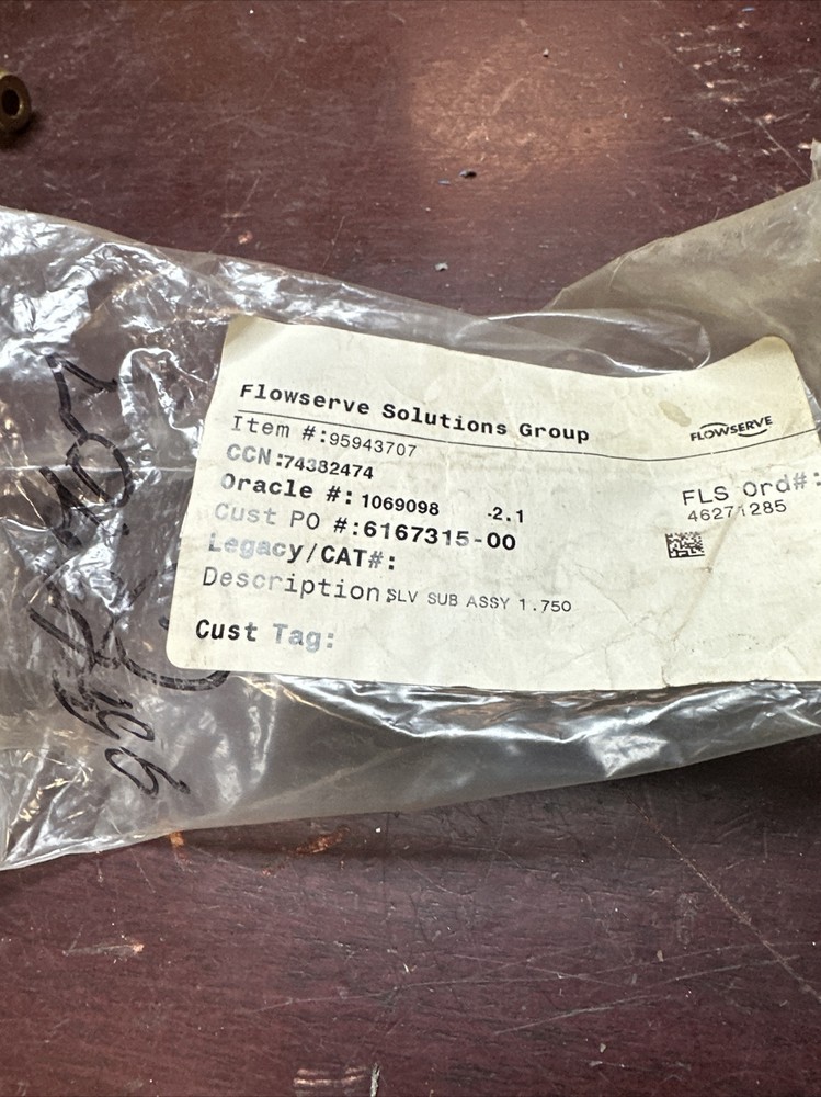 Flowserve Slav Sub Asst 1.750 95943707