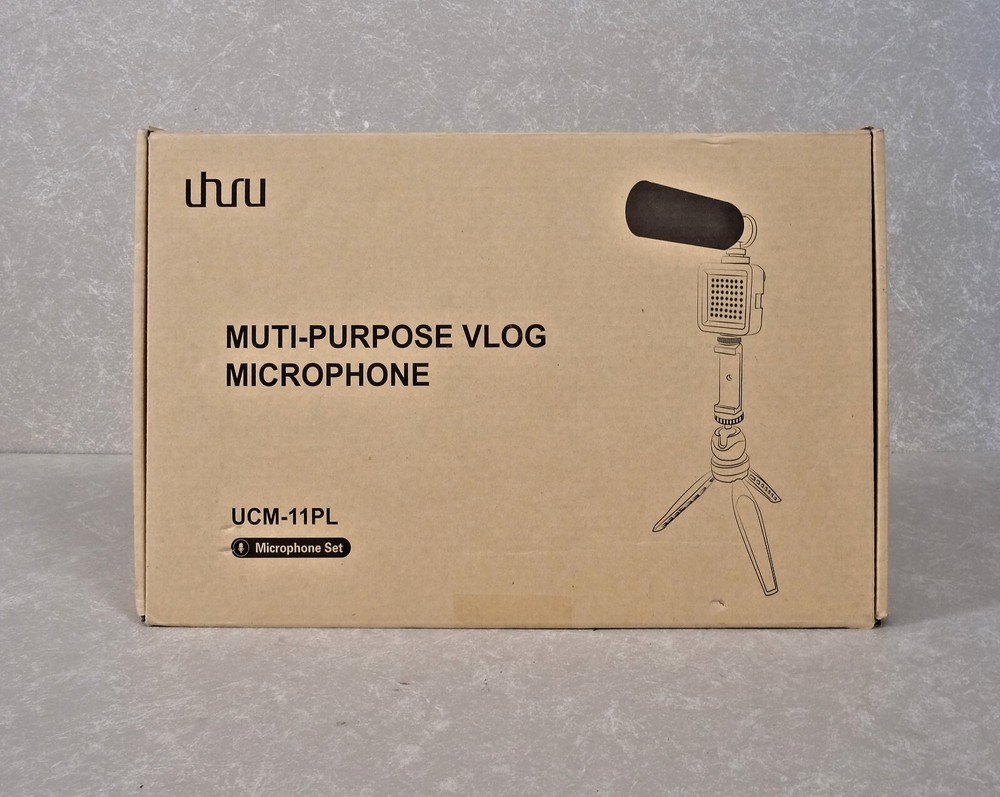 Multipurpose Smart Phone Camera Vlog Microphone UCM-11P, Open Box