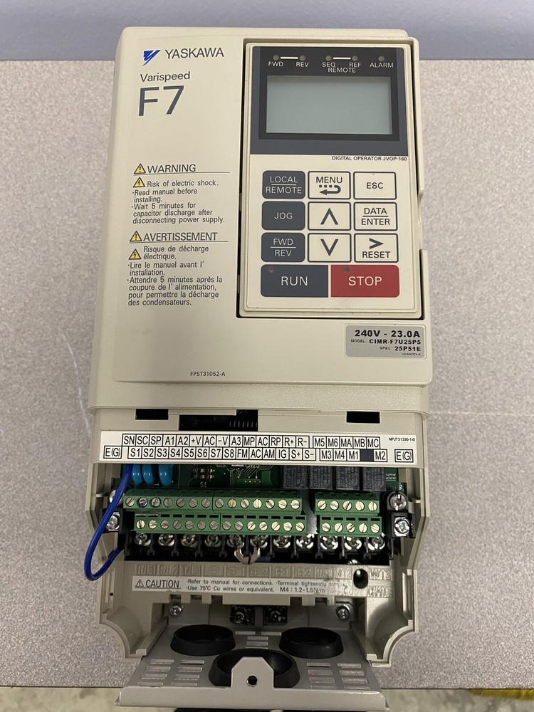 yaskawa CIMR-F7U25P5 Variable Frequency Drive