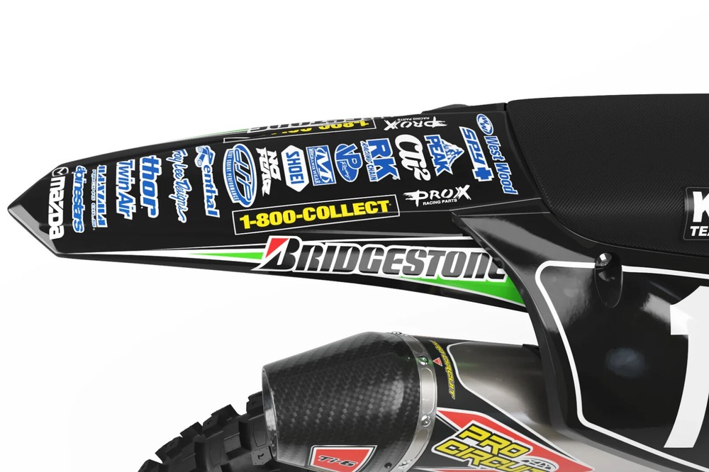1999 Splitfire Pro Circuit Graphic Kit Kawasaki