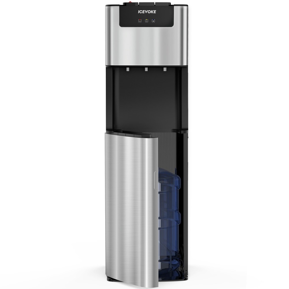 Bottom Loading Hot & Cold Water Cooler Dispenser for 3-5 Gallon & Self-cleaning