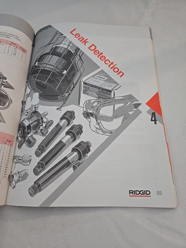 Ridgid Tool Catalog 1994 - 1995 No. RT-191 Pre-owned