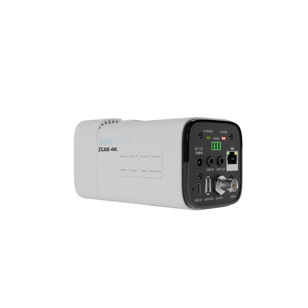 PTZOptics Studio 4K Camera with 12x Optical Zoom (White)