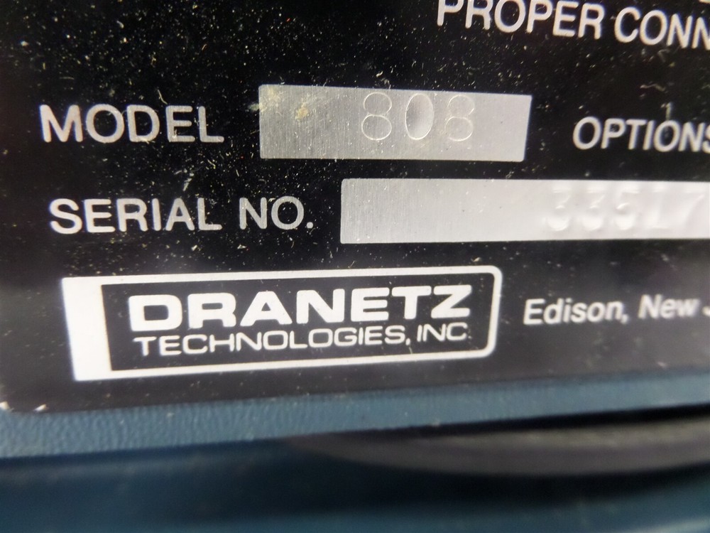 Dranetz Series 808 Electric Power/Demand Analyzer