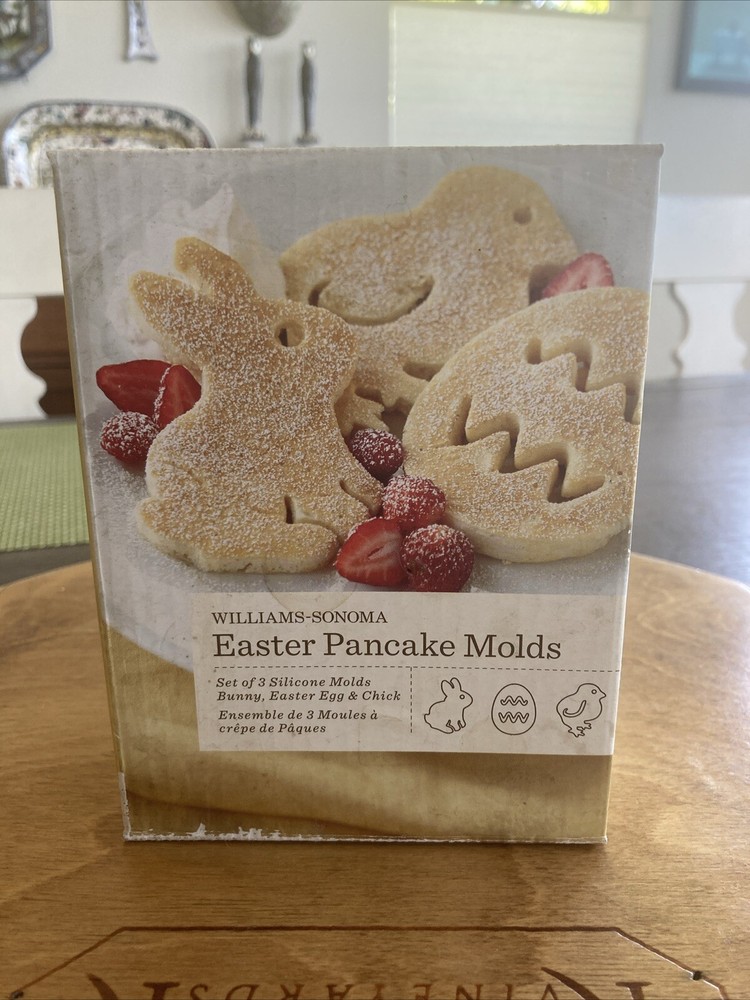 Williams Sonoma 2013 Easter Pancake Molds Bunny Easter Egg & Chick