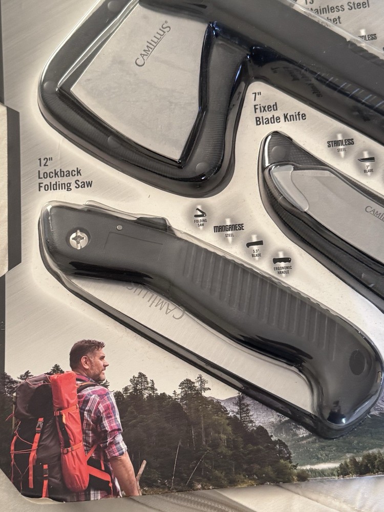 Camillus 4 piece Camp pack Knife set