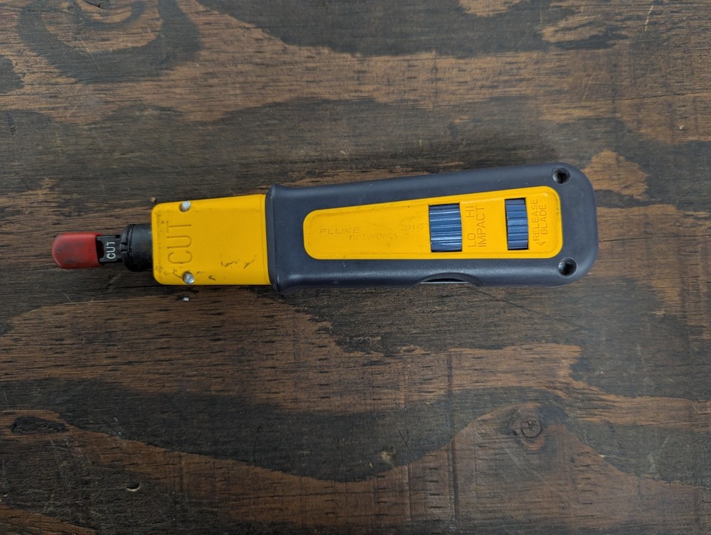 Fluke Networks D914S Impact Punch Down Tool EverSharp