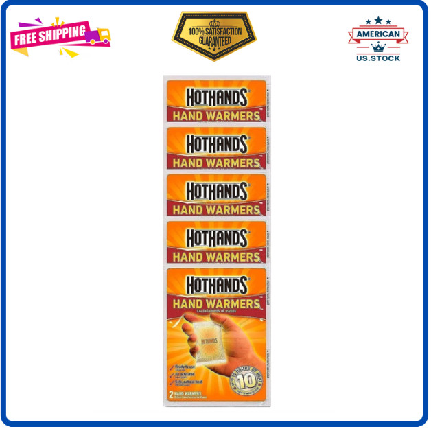 HotHands Hand Warmers 10 count 5 pack with 2 warmers per pack