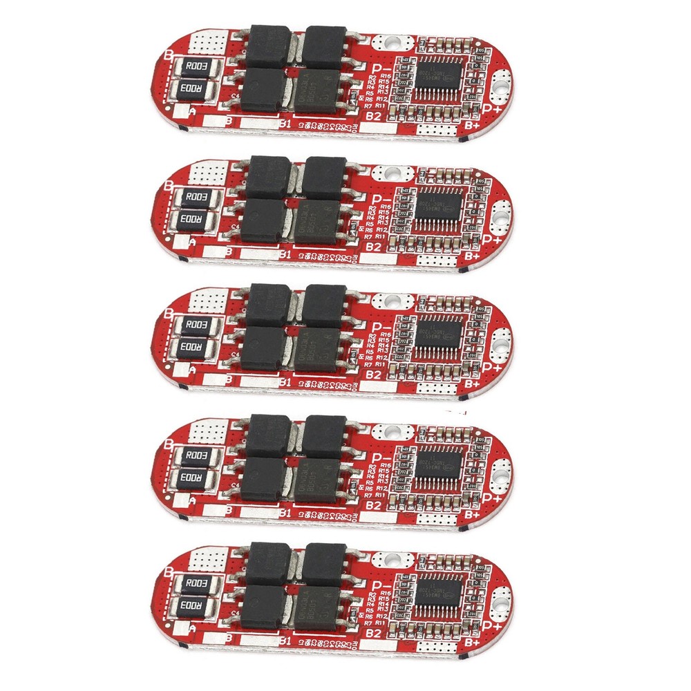 4pcs 5S 25A BMS Board for LiMnO2 Li-polymer Battery Protection Parameters Set