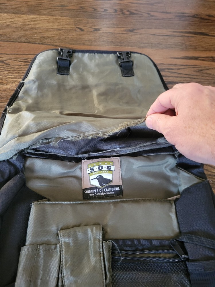 SOC Black Backpack Bugout Bag - See Pictures
