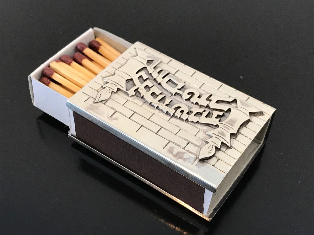 NETAFIM STERLING SILVER MATCHBOX HOLDER JUDAICA HEBREW MINT