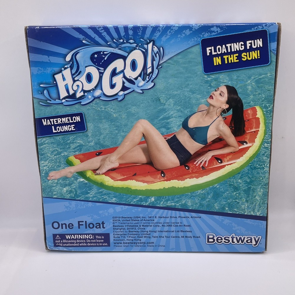H2O Go! Watermelon Lounge Pool Float Inflatable Float large float