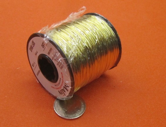 Brass Wire 0.025" Dia. 1 Lb Spool - 535 Ft