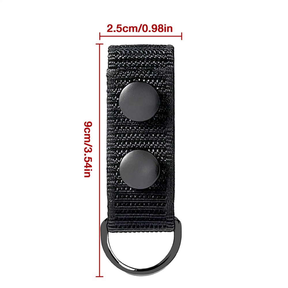 4PCS Tactical Duty Belt Keeper With Double Snaps Security Tactical Belt Keepers