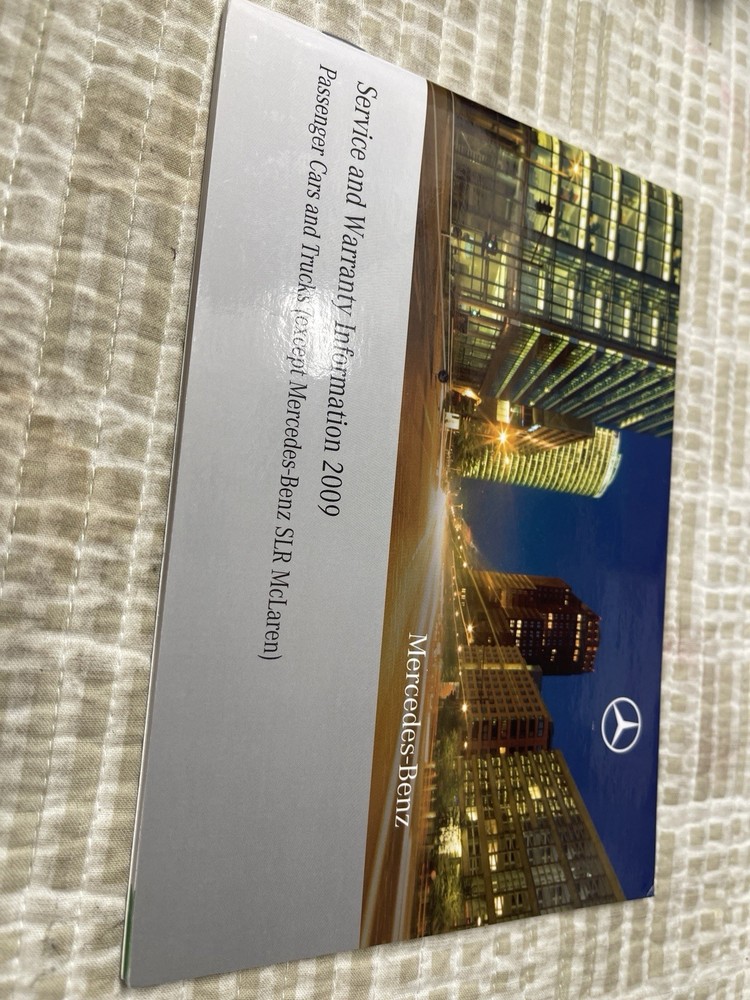 mercedes benze 2009 E Class Owners manual