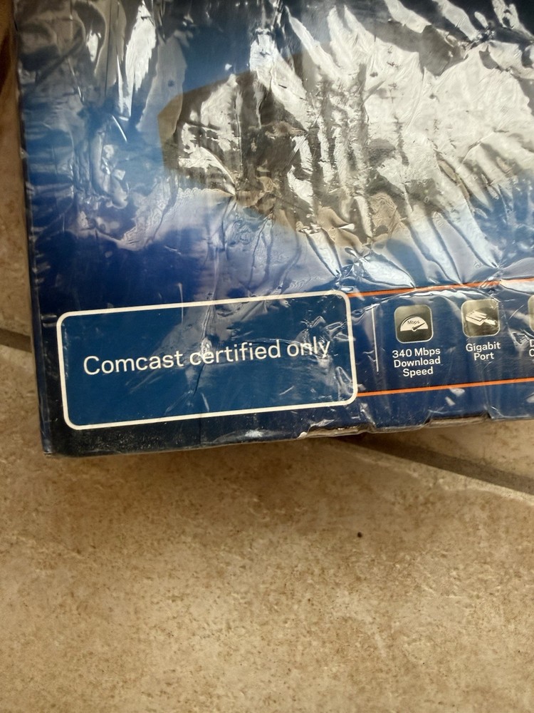 Linksys DPC3008-CC DOCSIS Advanced Cable Modem Comcast 340Mbps - NEW Sealed