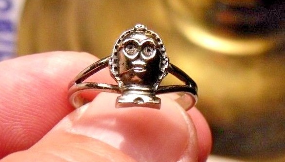 Star Wars C-3PO Silver Ring