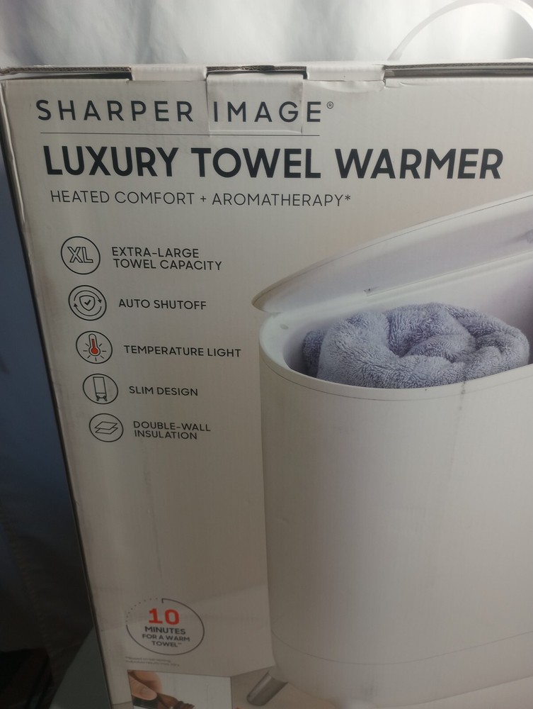 Sharper Image Luxury Towel Warmer New