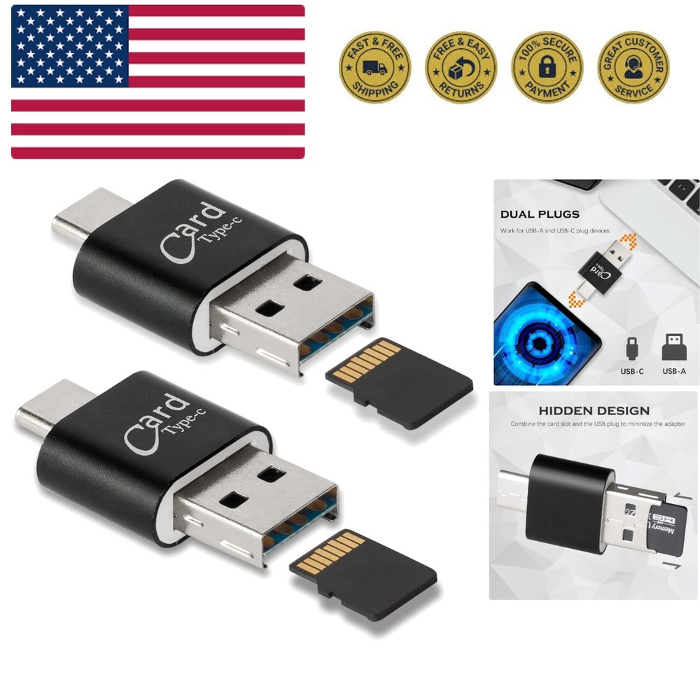 2 Pack] Micro SD Card Reader for Android Phone,Micro SD Card to USB Adapter, ...