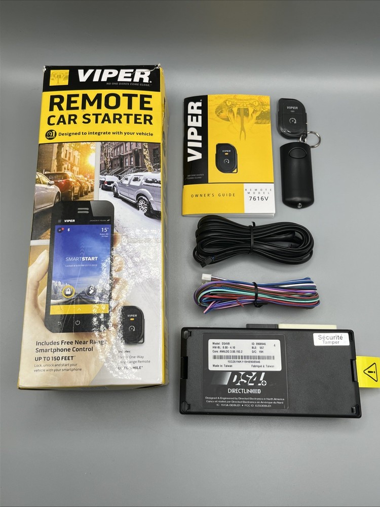 Viper DS4VB Remote Car Starter - New Open Box - Missing One Cable