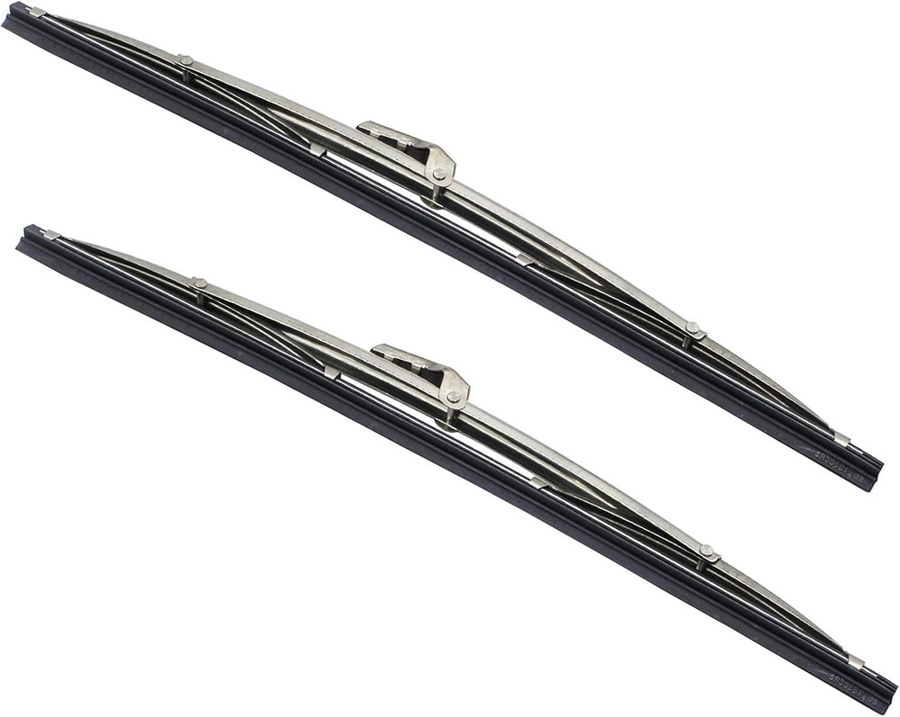 Windshield Wipers - Front 12" Stainless Steel Windshield Wiper Blades Replacemen