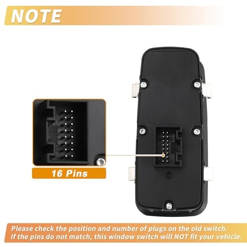 Front Left Driver Side Power Window Switch for Porsche 911 2012 2013 2014