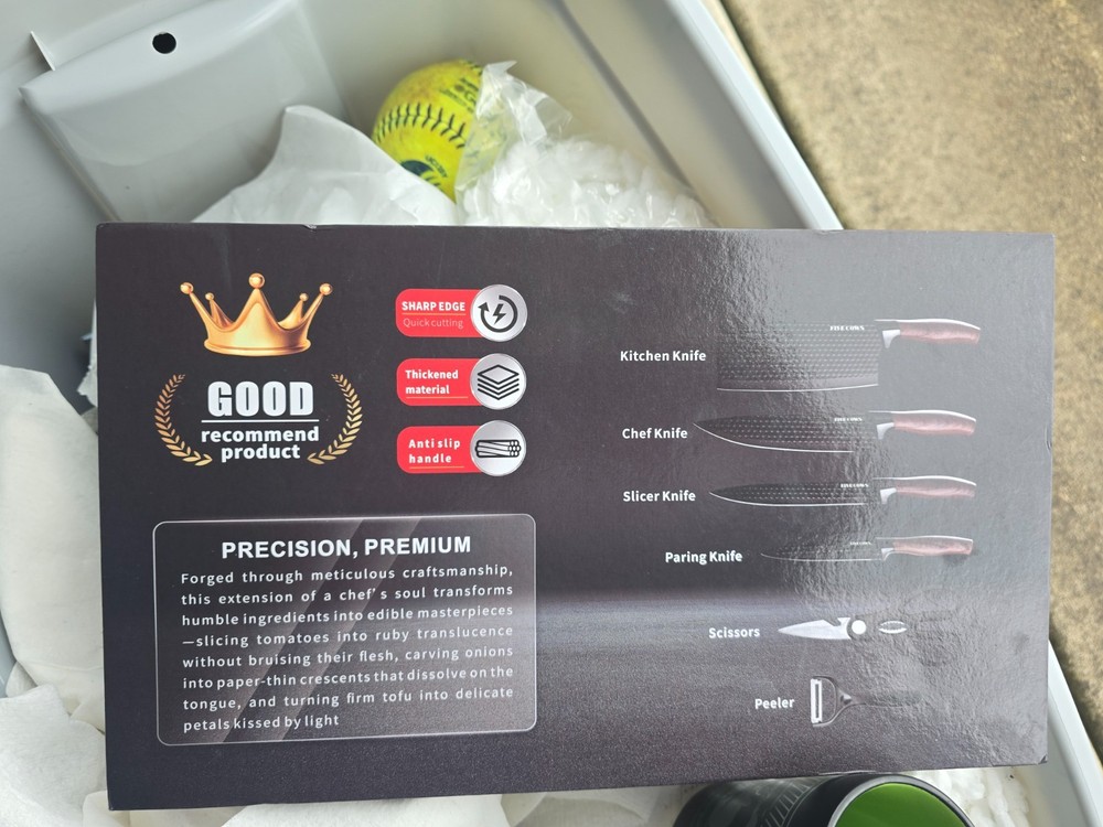 FIVE COWS Kitchen Knife Set 6 Piece Set