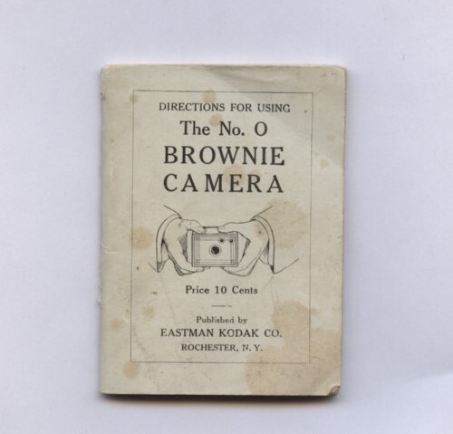 KODAK NO. 0 BROWNIE CAMERA ORIGINAL INSTRUCTION MANUAL (KO2)