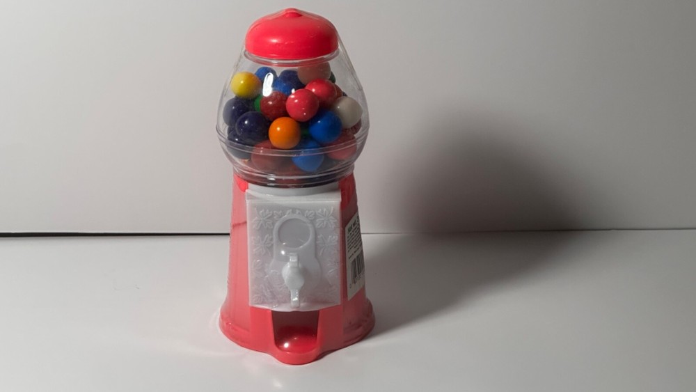 Reusable Gum Ball Machine Full and Mint from - 1996
