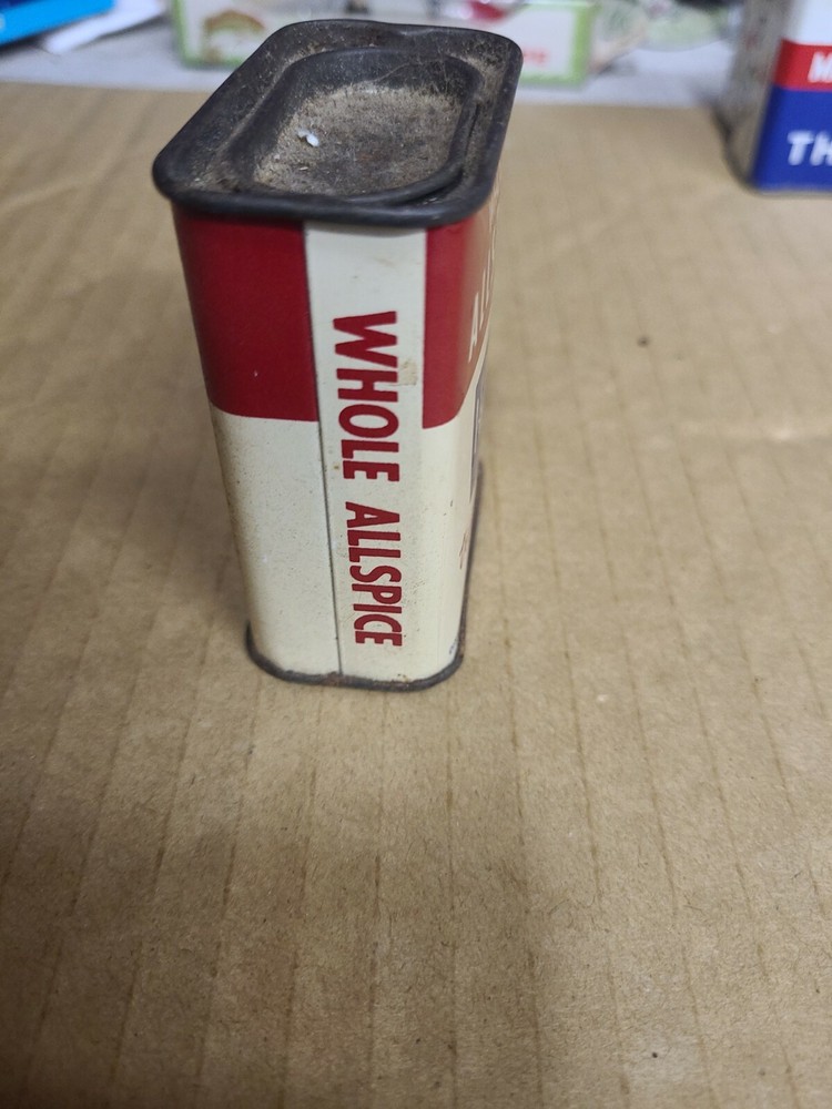 Kroger Whole Allspice Spice Tin Vintage empty