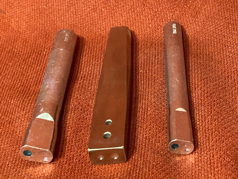 Burr Setting Tool for Brass & Copper Belt Rivets #9  & #12 sizes
