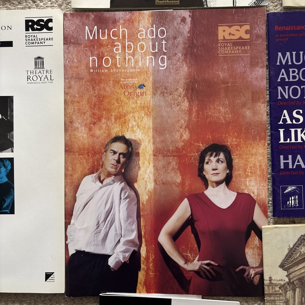 Collection 8 Vintage RSC Much ado About Nothing Theatre Programmes
