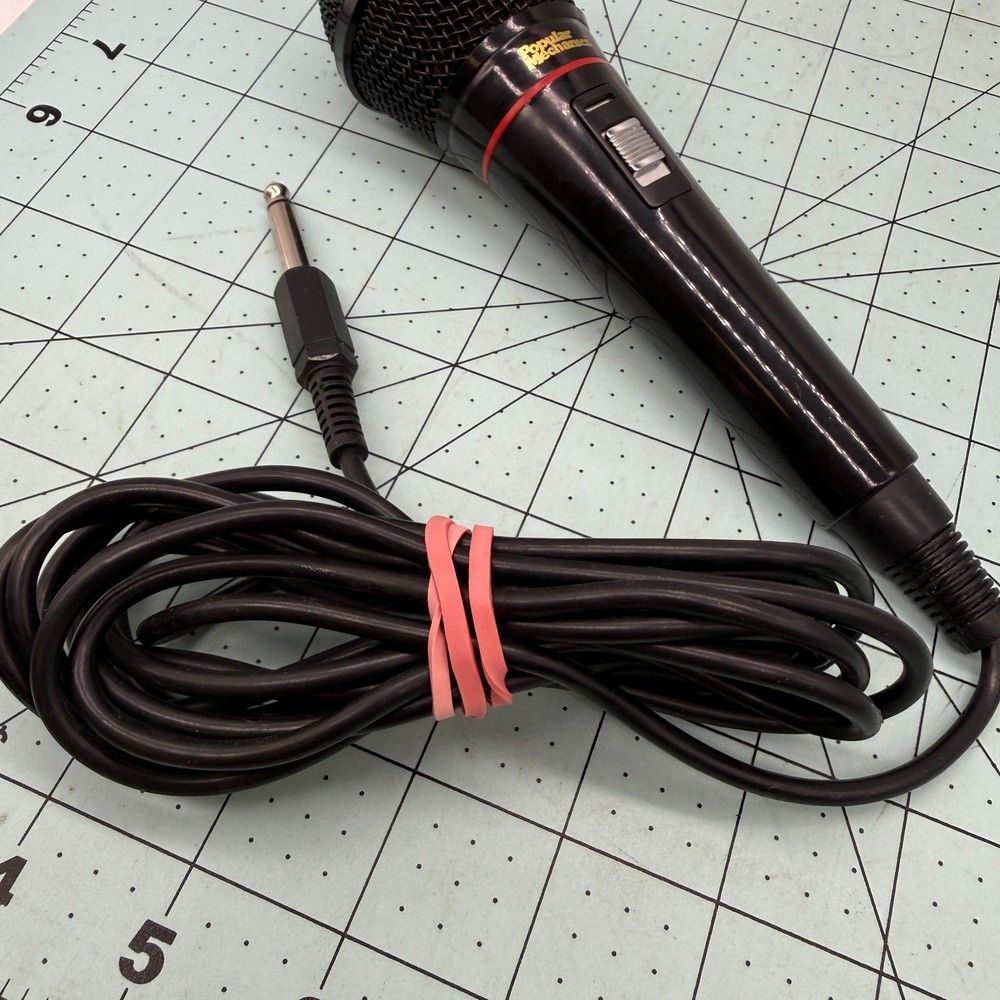 Popular Mechanics Microphone A-32969 Hand-held Wired