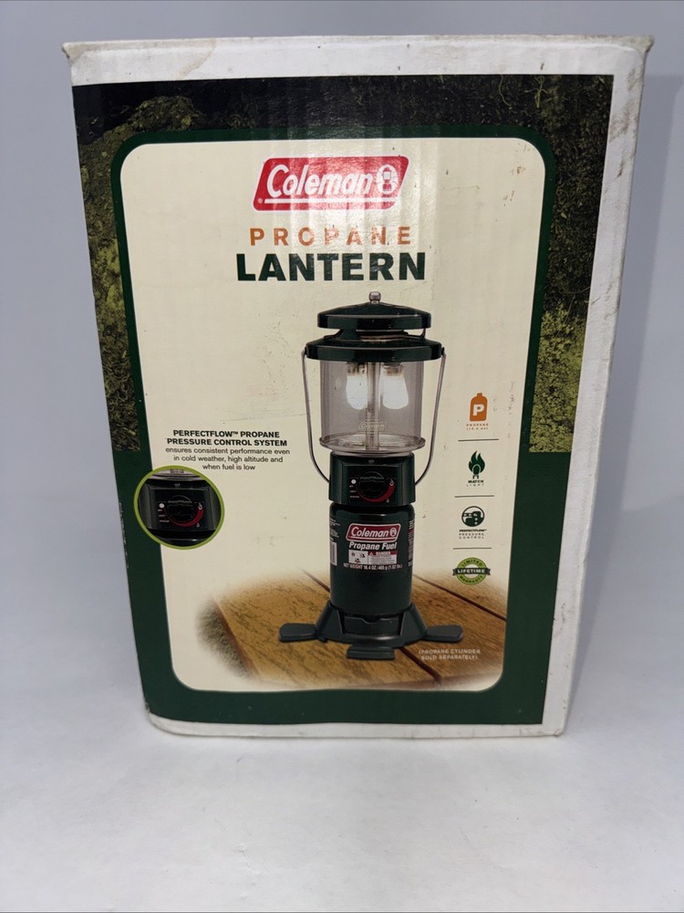Coleman Propane 2 Mantle Lantern Model Camping 5155 UNTESTED