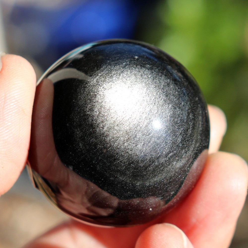 Gold Sheen Obsidian Sphere, Approximately 38 mm (OBS42)