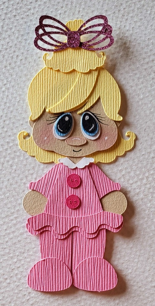 Cindy Lou Who. Scrapbook, Card Making Paper Piecing