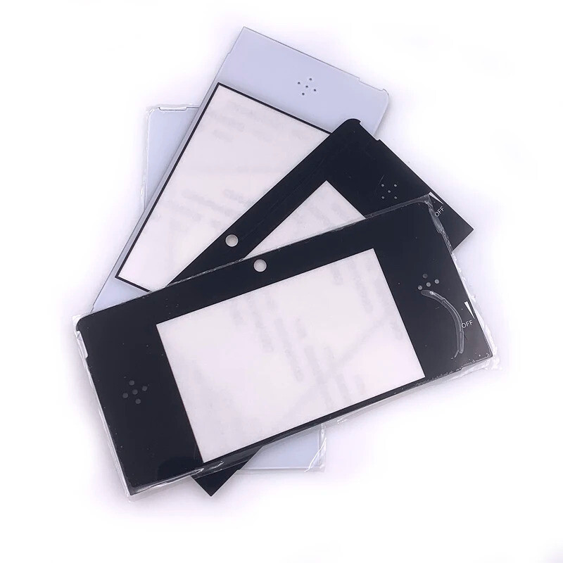Plastic Glass Upper Front Top Frame LCD Screen Mirror Lens For Nintendo 3DS