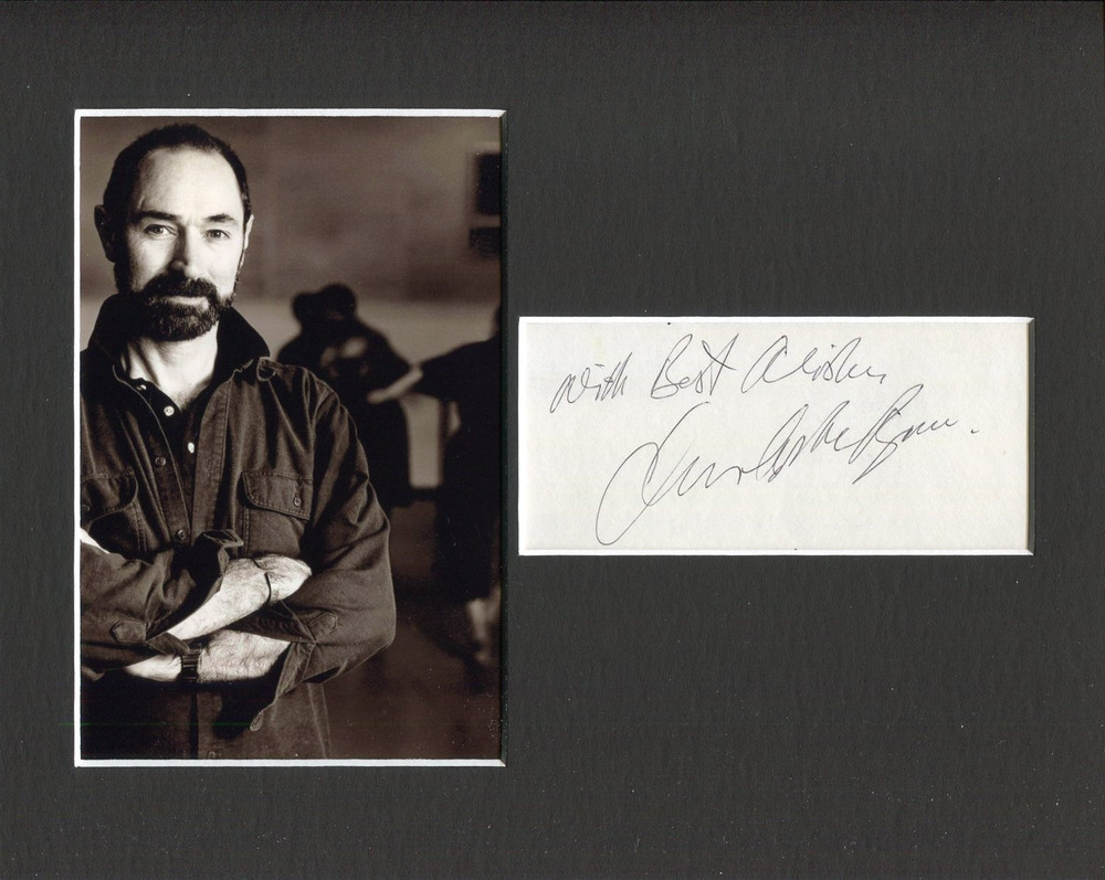 Christopher Bruce Choreographer Rambert Dance Signed Autograph Photo Display