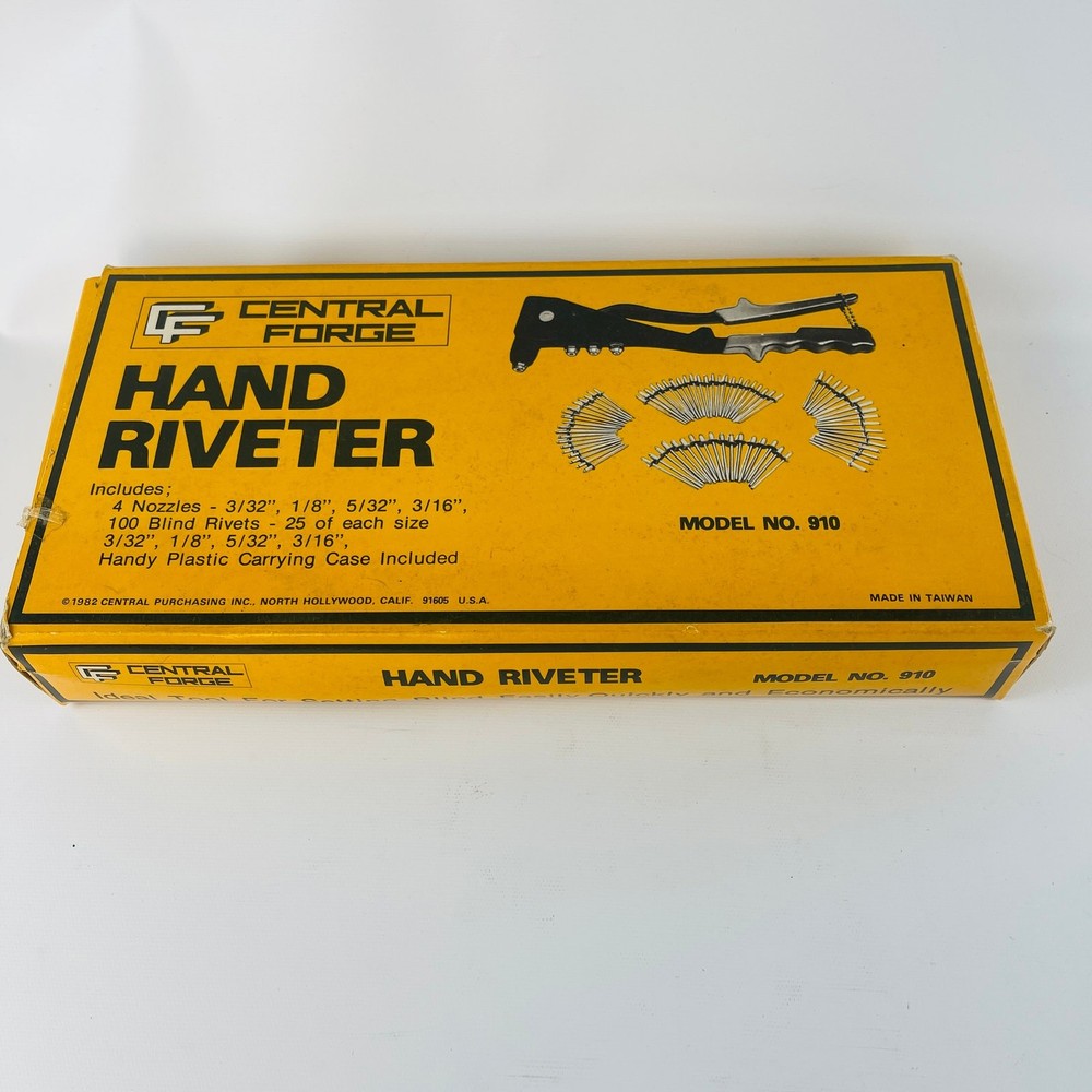 Central Forge Hand Riveter Model No. 910