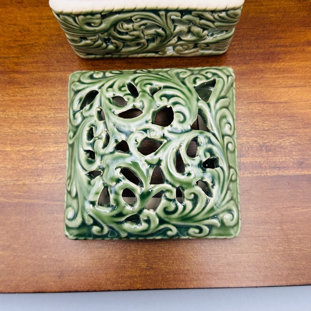 Handmade Celadon Porcelain Incense Burner