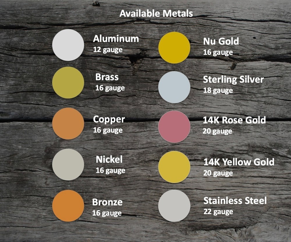 Rustic Brushed-Metal Pet ID Tag Disc – Custom Engraved Forest Design, Engraved