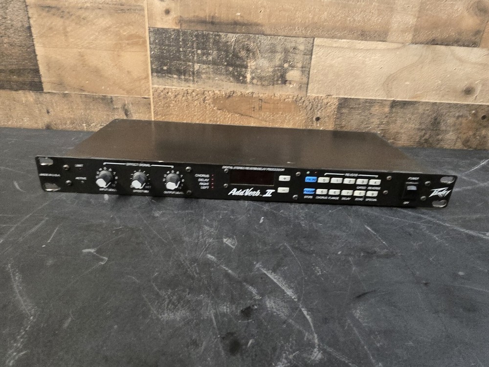 Peavey Addverb Ii Digital Studio Effects Processor Rack Fully Tested