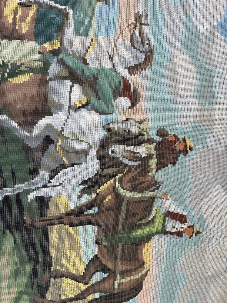 needlepoint canvas handpainted