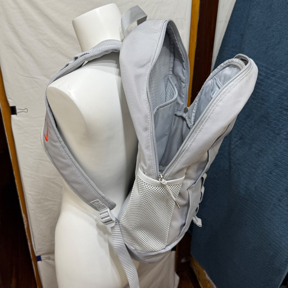 Nike LeBron James Backpack Grey Strive For Greatness 23 Embossed Panel Sports